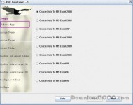 Data Export - Oracle2Excel screenshot